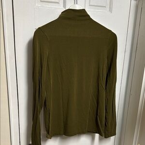 OAK + FORT Green Fitted Blouse